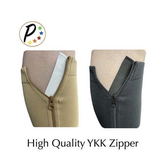 Presadee Sheer Premium 15-20 mmHg Moderate Compression Leg Closed Toe Socks L/XL - Picture 6 of 8